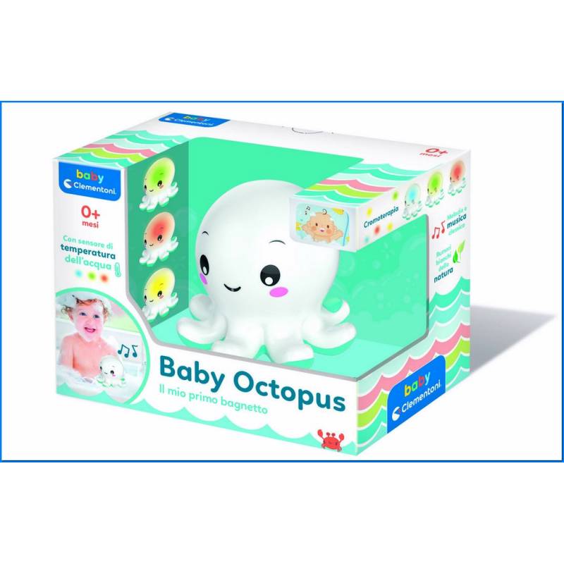 Pulpo bebé - Primer baño