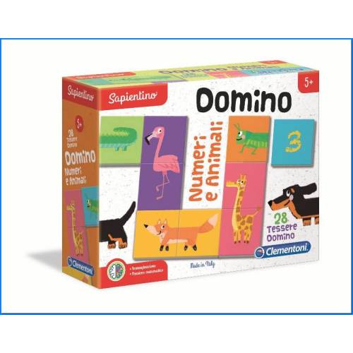 Domino-Tiere und Zahlen