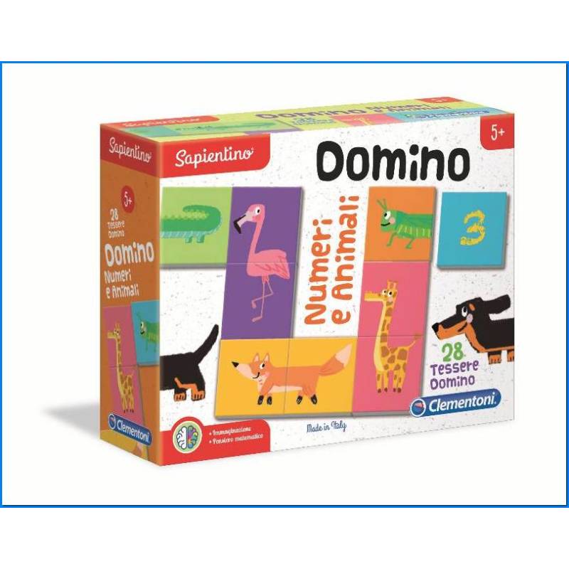 Dominó de animales y números