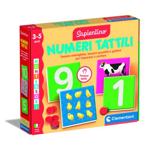 Montessori - Números táctiles Nuevo