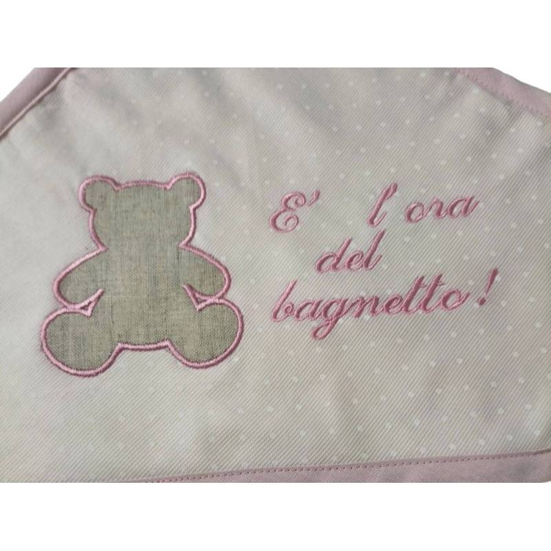 Peignoir bébé en coton éponge - 