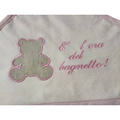 Cotton terry baby bathrobe - 