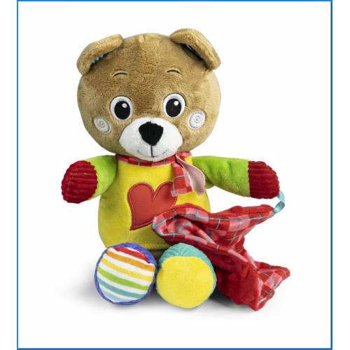 Ours en peluche dans la boîte