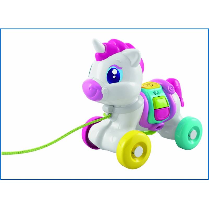 Bebé unicornio Pull Along