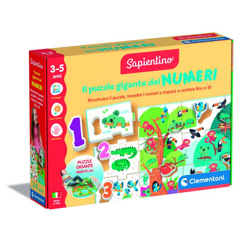 Puzzle de números gigantes