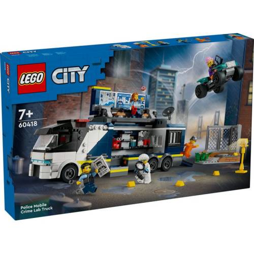 Camion laboratoire de police mobile