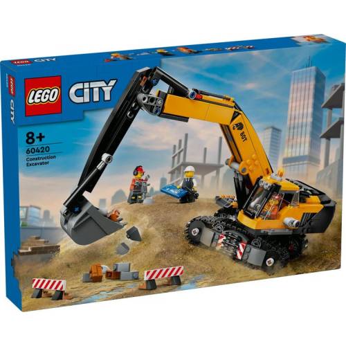 Gelber Bau-Bagger