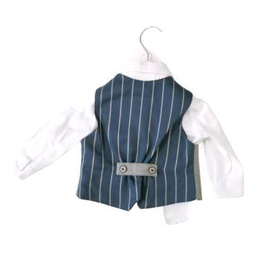 Fato de bebé elegante cerimónia de batizado Minù 6 meses - 