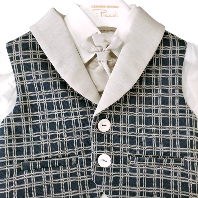 Completo bambino elegante cerimonia Battesimo primo compleanno - 