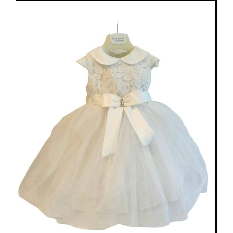 Baby girl christening and ceremony dress Minù size 24 months - 