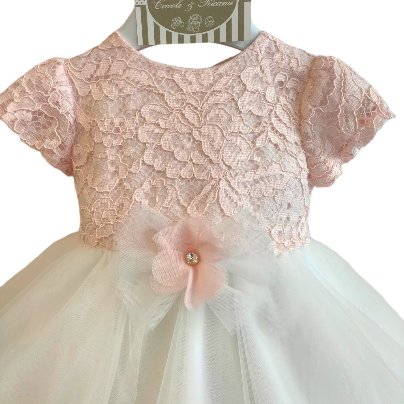 Pink and gold dress best sale 12 months