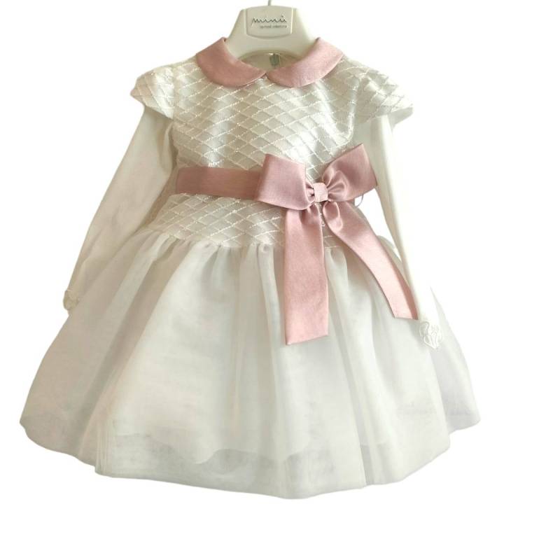Baby Girl Christening Dresses - Baby girl christening dress Minù size 12 months - Vendita Abbigliamento Neonato
