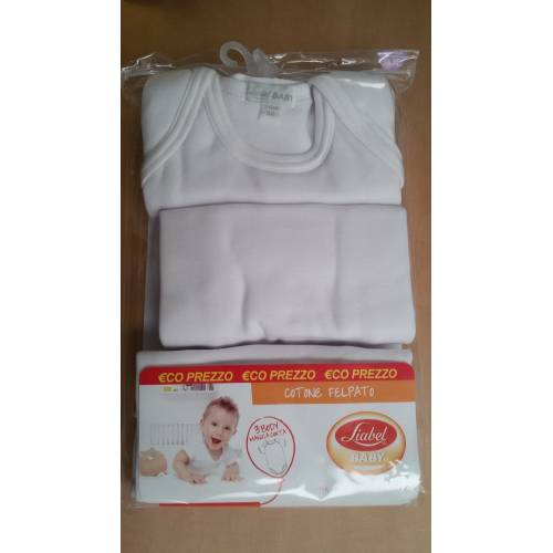M/C Bodysuit de peluche 9 meses - Pcs. 6