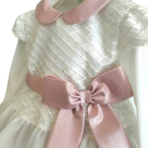 Vestido de batizado para bebé Minù tamanho 12 meses -  2