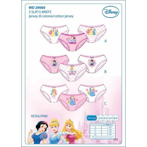 Prinzessinnenslips 3 Stk