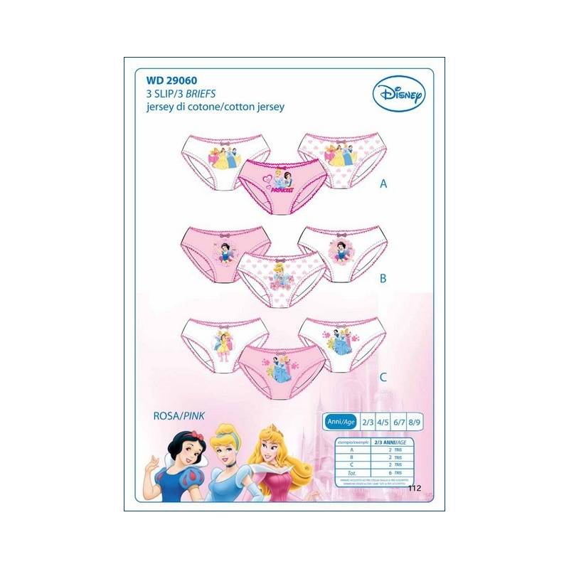 Princess Briefs Pcs.3