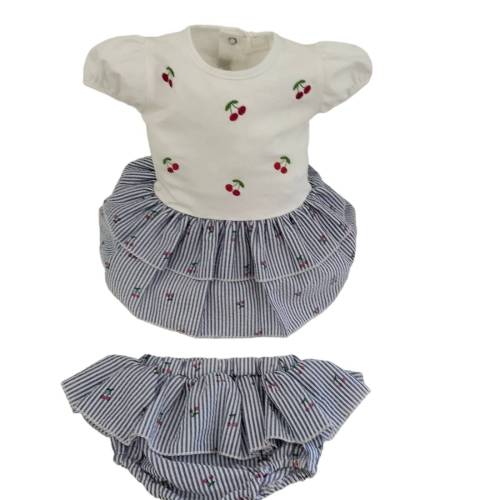 Vestido de verano bebé niña Ninnaoh 3 meses -  2