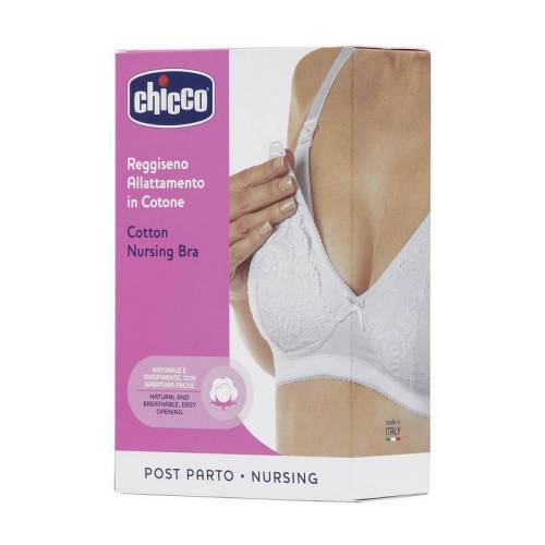 Reggiseno Cotone 3d Allattamento Bianco