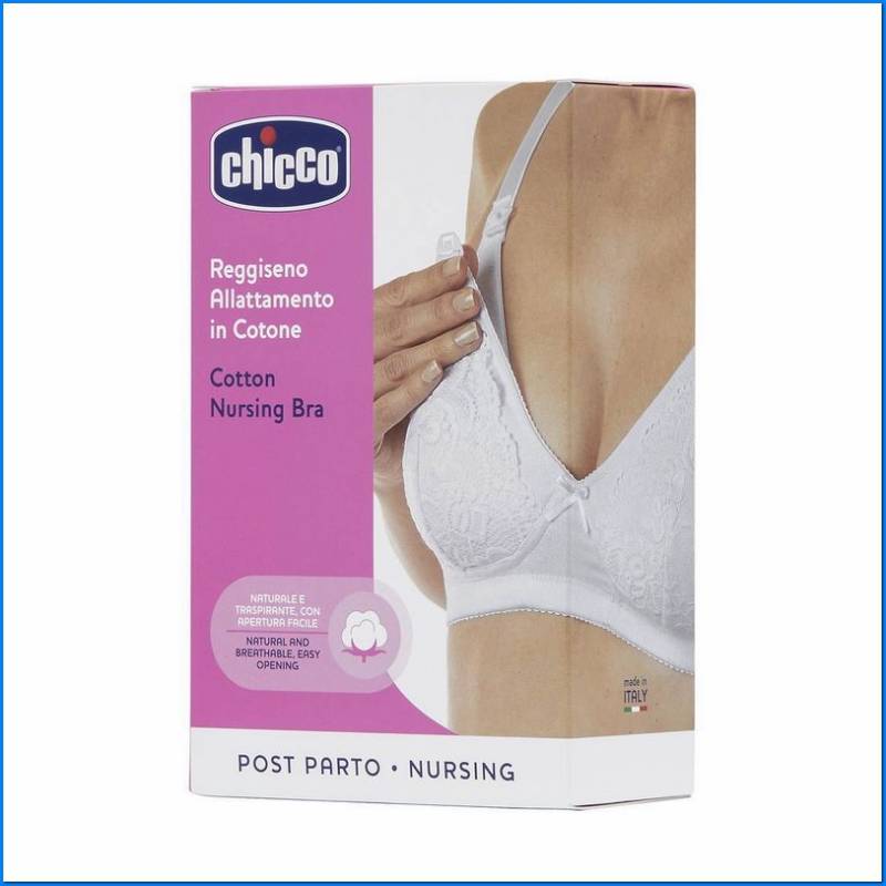 Cotton Nursing Bra White 6c