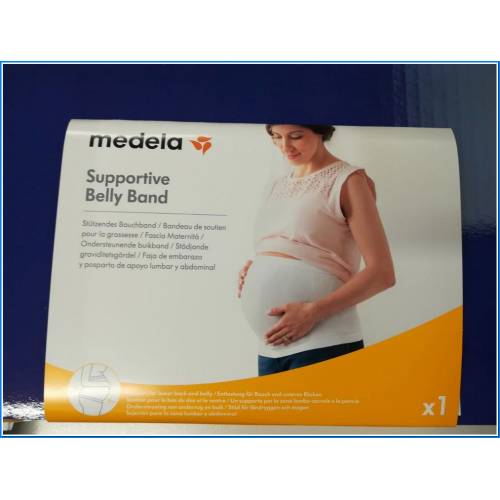 Mutterschaft Stirnband Größe Weiß L