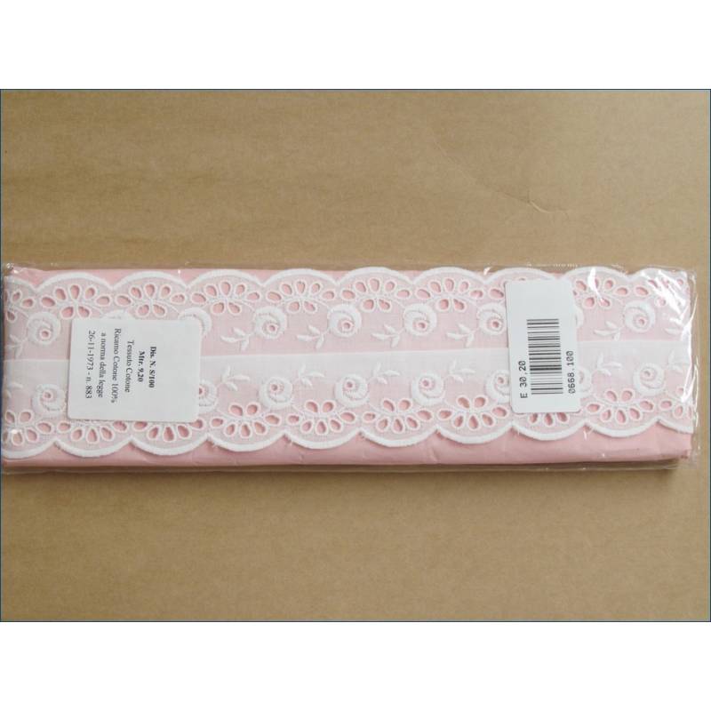 Bordado de algodão Sangallo