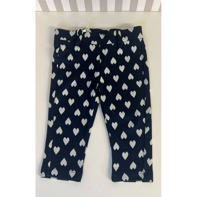 Calças compridas de malha cortadas - Femininas