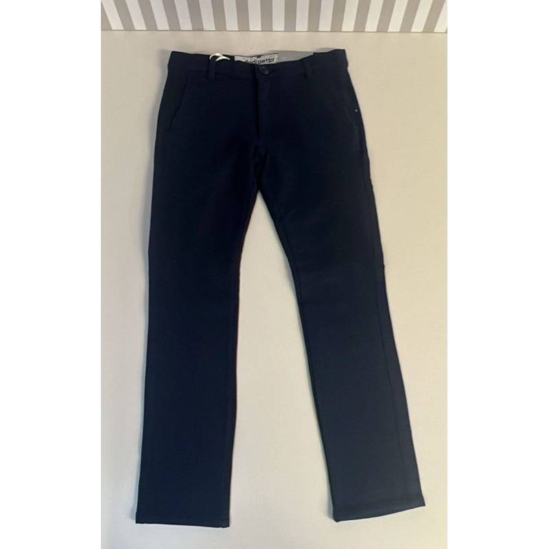 Long Cropped Knitted Trousers - Men