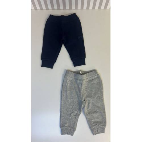 Calças compridas de malha com corte - Homem