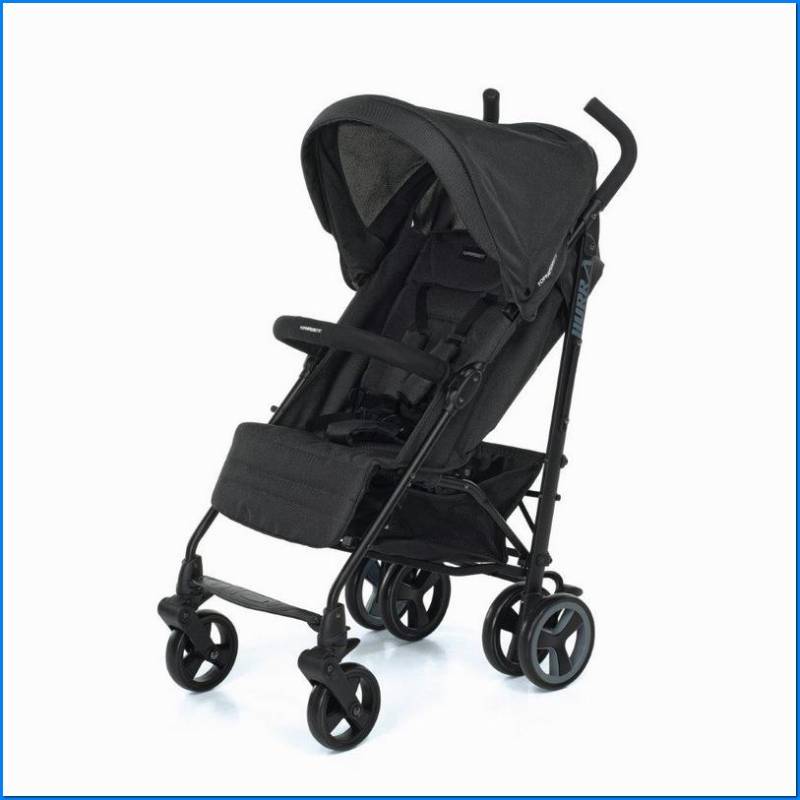 Hurra' Carrinho de bebé Preto Melange