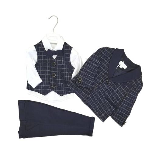 Elegantes Babykostüm Taufe Zeremonie Größe 6 Monate - 