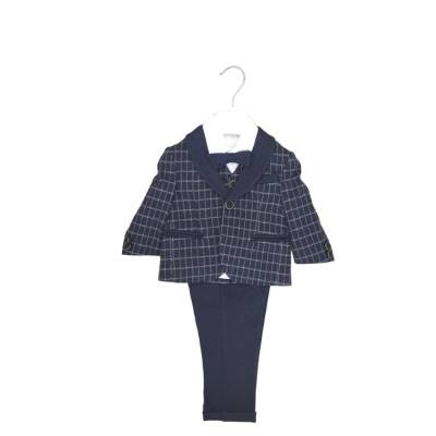 Elegante traje de bebé ceremonia de bautizo talla 6 meses - 