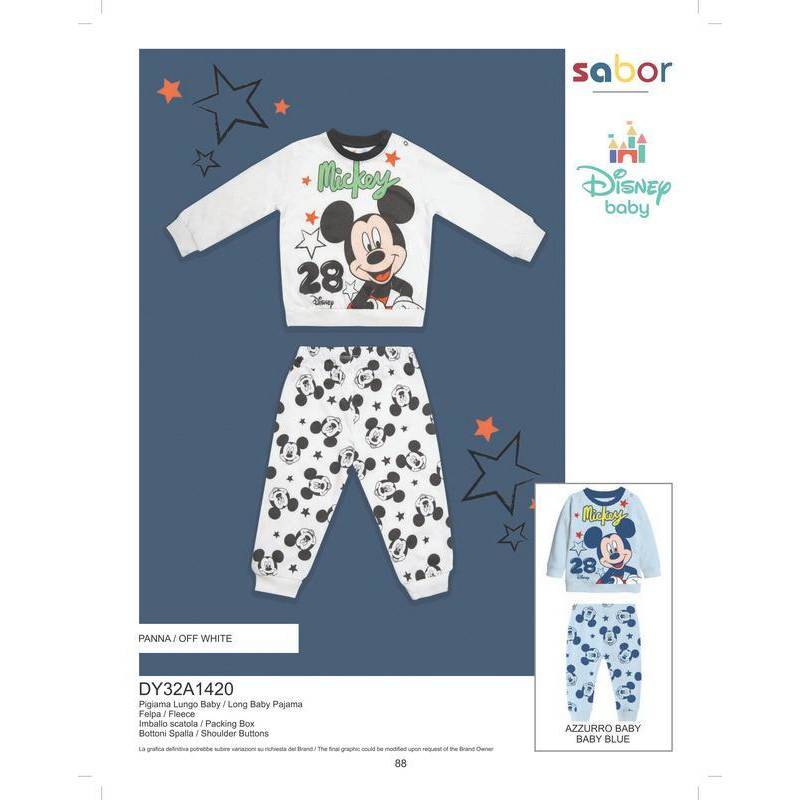 Pijama 30/12 Mickey