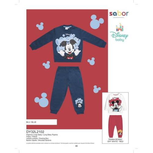 Pijama 12/30 Mickey