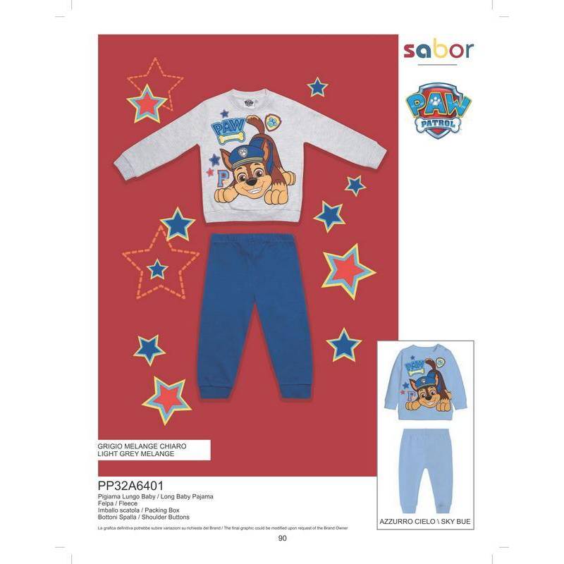 Pijama Paw Patrol 12/30