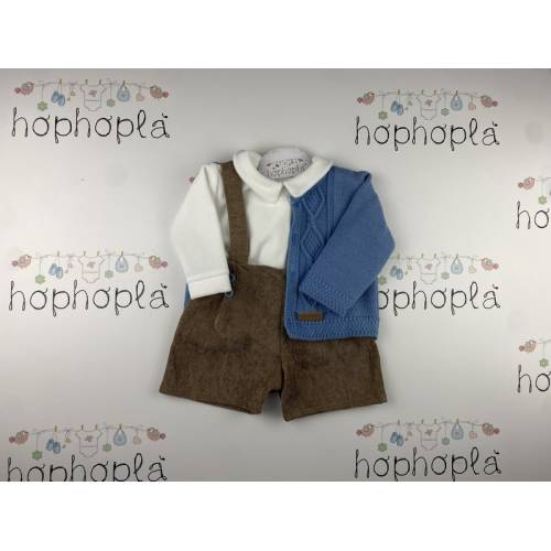 Latzhose/Cardigan