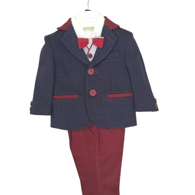 Elegante Taufe Zeremonie Baby Anzug Größe 6 Monate - 
