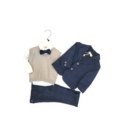 Elégant costume de baptême pour bébé taille 6 mois - 