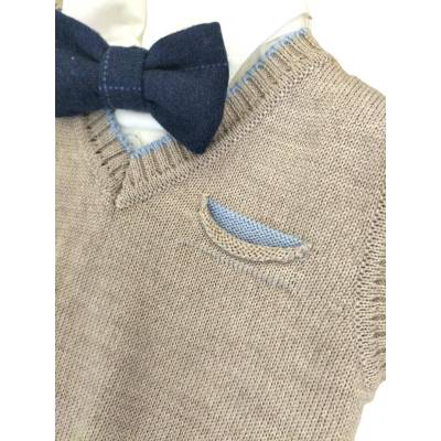 Elégant costume de baptême pour bébé taille 6 mois - 