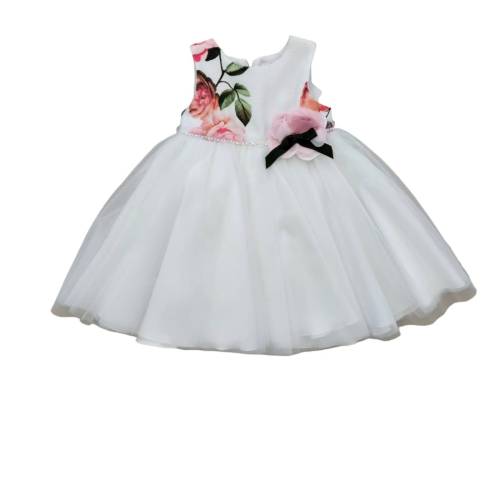Vestido elegante bebé niña 18 meses Barcellino - 