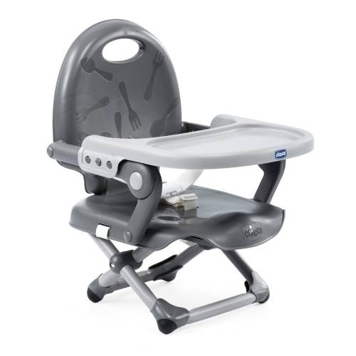 Pocket Snack Chair Booster Cinzento escuro