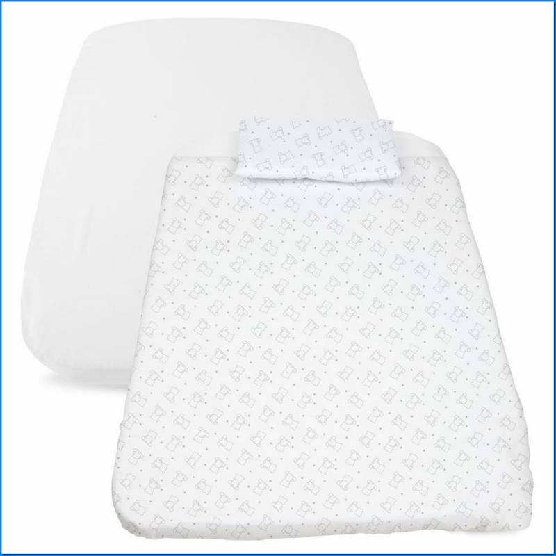 3p N2m Forever Bear Cradle Sheet Set