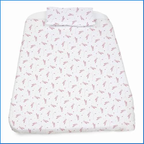 N2m Forever Pink 3p Cradle Sheet Set B