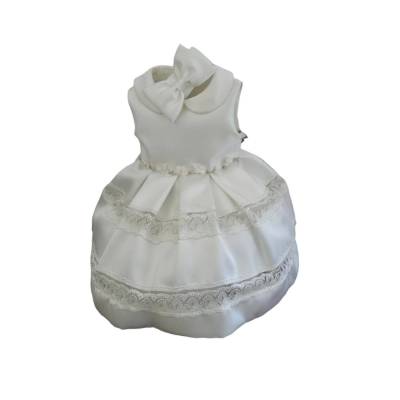Robe de baptême fille blanche 12 mois - 