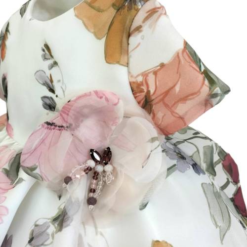 Vestido de menina elegante Barcellino 12 msesi com faixa -  2