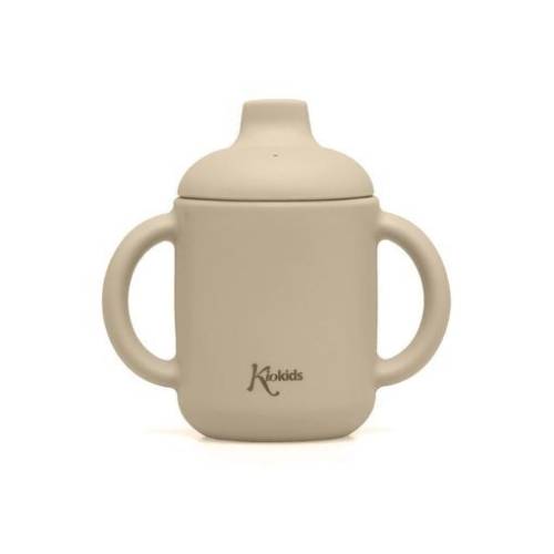 Cup 120ml Silicone Beige