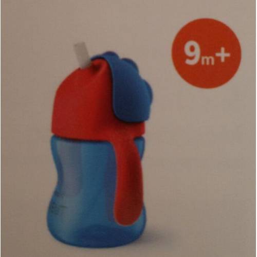 1 Tazza Con Canuccia - Maschio Rosso Azz