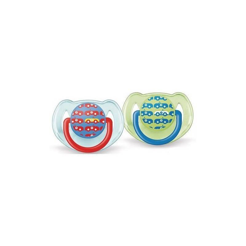 2 Chupetes Decorados Silicona 6 In