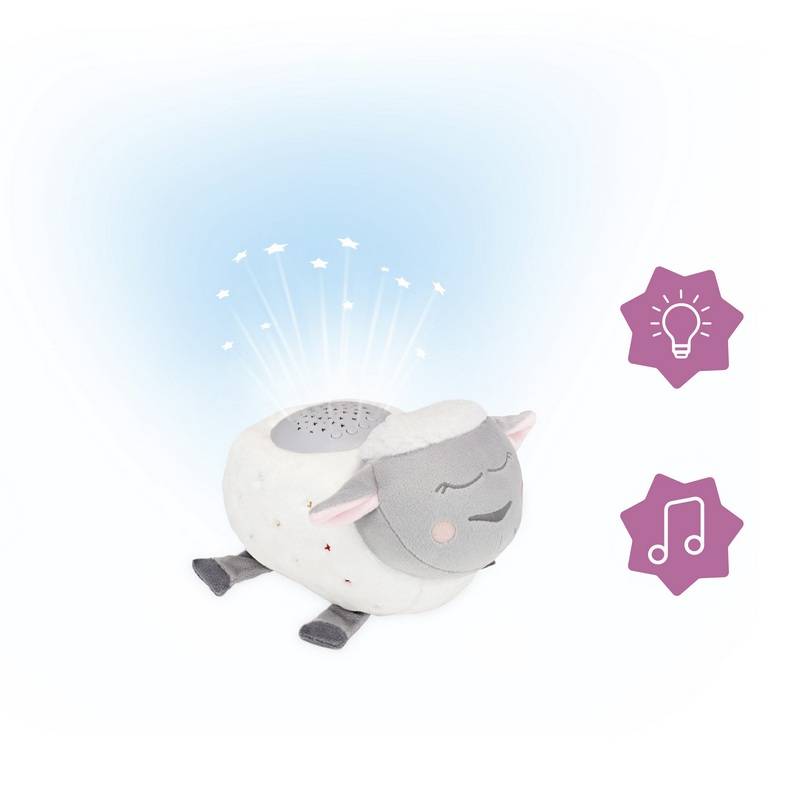 Ovelha musical com luz nocturna