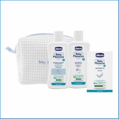 Baby Moments Beauty Zip - Azul claro