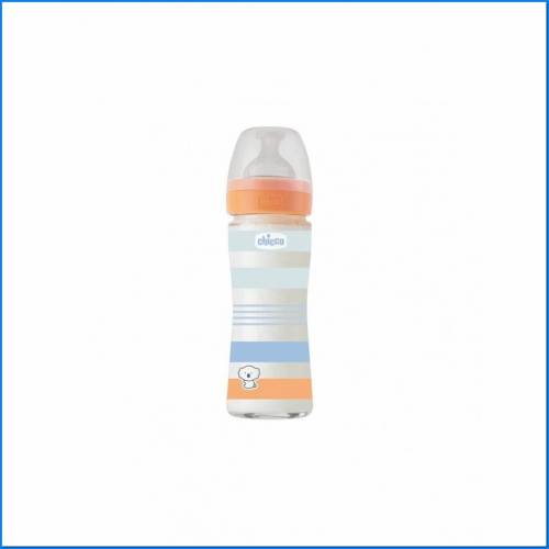 Biberon Wb Vetro Orange Boy 240lento Sil